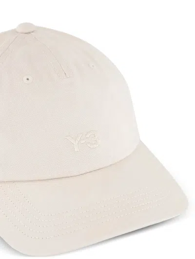 Y-3 Dad Cap In White