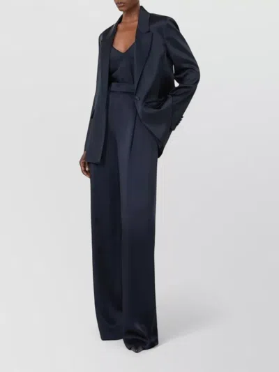 S Max Mara Single-breasted Jacket In Blue