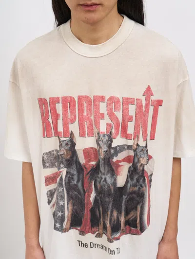 Represent 티셔츠 남성 색상 베이지 In White