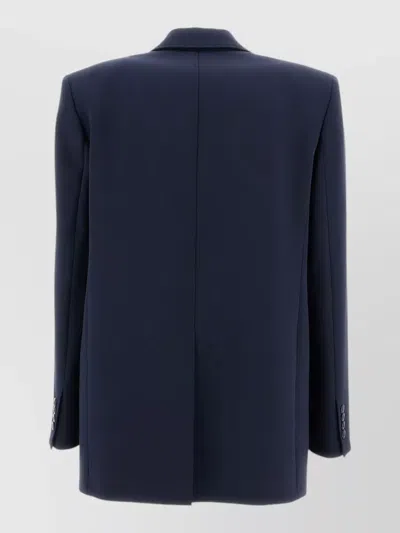 S Max Mara Single-breasted Blazer In Blue