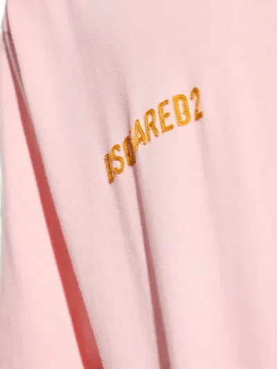Dsquared2 Logo Graphic T-shirt In Pink