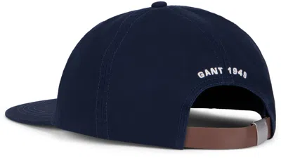 Gant Flag-patch Baseball Cap In Black