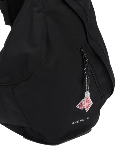 Danton Rhone 14 Logo-patch Backpack In Black