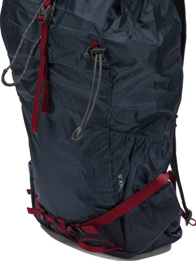 Montbell Blue Nylon Backpack In Blue