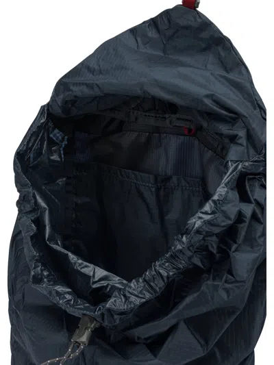 Montbell Blue Nylon Backpack In Blue