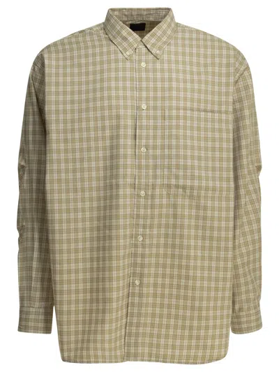 Daiwa Pier39 Check-pattern Flap-pocket Shirt In Green