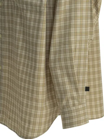 Daiwa Pier39 Check-pattern Flap-pocket Shirt In Green