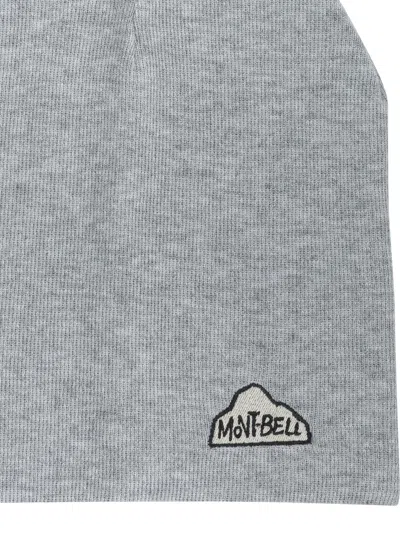 Montbell Grey Polyester Acrylic Hat In Gray