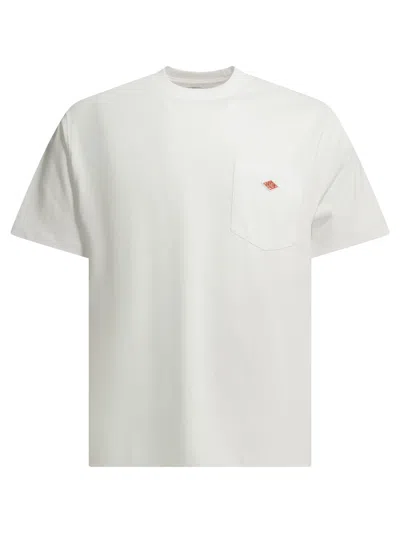 Danton Logo-patch T-shirt In White