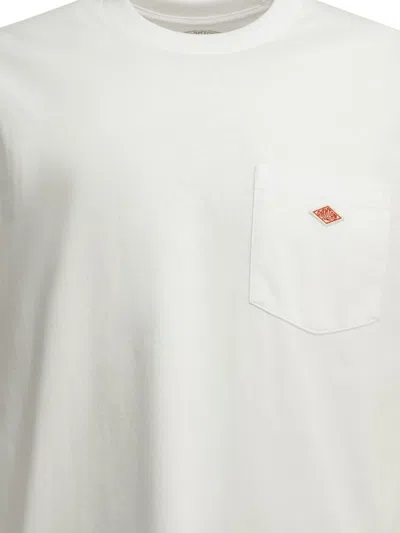 Danton Logo-patch T-shirt In White