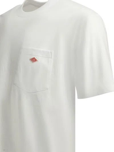 Danton Logo-patch T-shirt In White