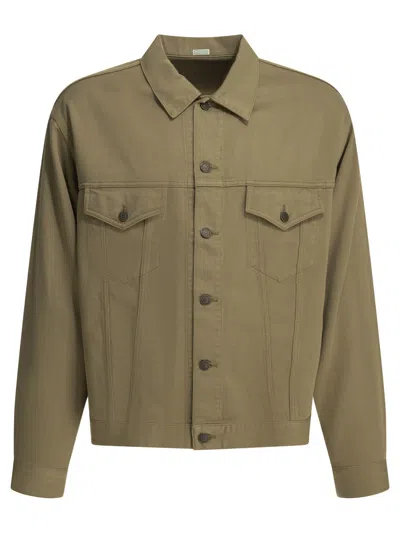 A.presse 3rd Type Button-up Denim Jacket In Brown