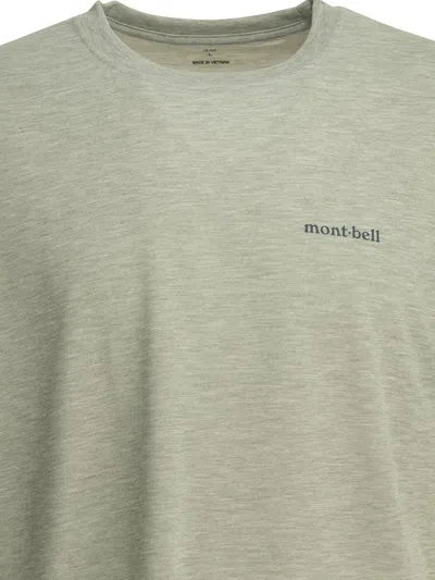 Montbell Beige Polyester T-shirt In Gray