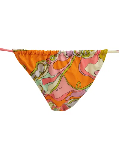 Pucci Orchidee Print Bikini Briefs In Multi