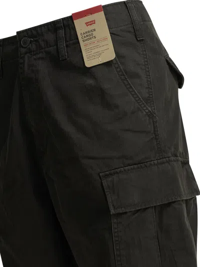 Levi's "carrier" Short Cargo In Black