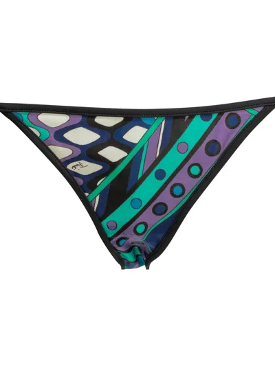 Pucci Emilio  "vivara" Bikini Briefs In Multi