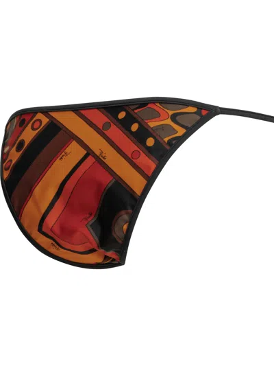 Pucci Vivara Bikini Briefs Bold Pattern Design In Multi