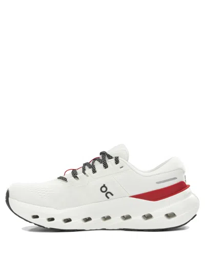 On Running Cloud Runner 3 White Polyester Rubber Low-top Sneakers In Multi