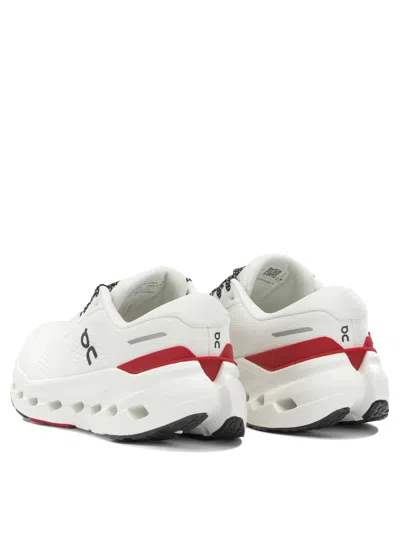On Running Cloud Runner 3 White Polyester Rubber Low-top Sneakers In Multi