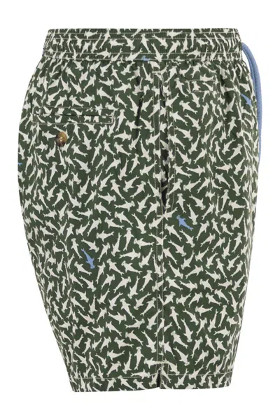 Mc2 Saint Barth Micro-print Swimsuit In Multi