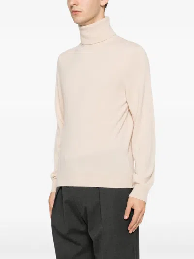 Sandro Turtleneck Sweater In Pink