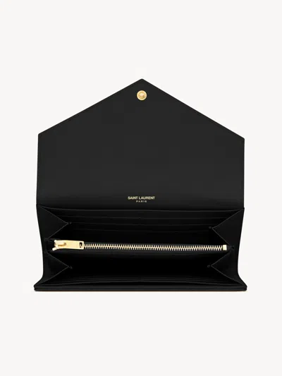 Saint Laurent Cassandre Wallet In Pattern