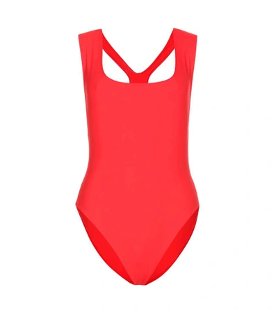 Shop Araks Jireh One-piece Swimsuit In Red