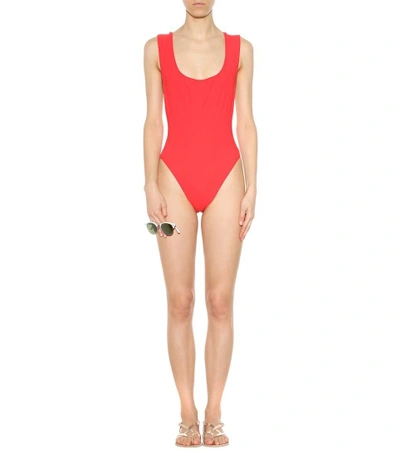Shop Araks Jireh One-piece Swimsuit In Red