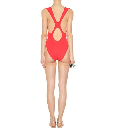 Shop Araks Jireh One-piece Swimsuit In Red