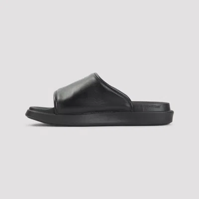 Y-3 Sandals -  - Leather - Black In Multi