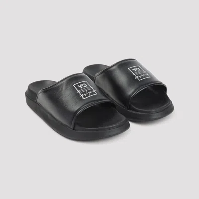 Y-3 Sandals -  - Leather - Black In Multi
