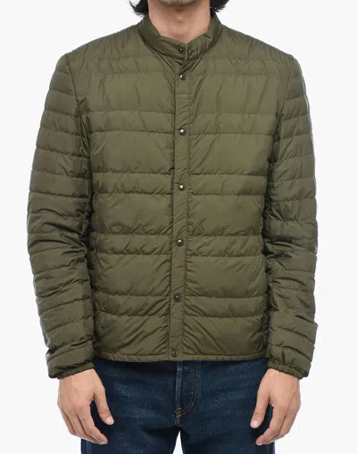 Woolrich Light Quilted Down Jacket In Green