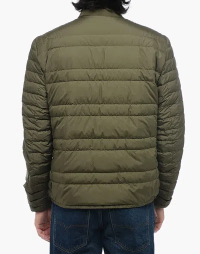Woolrich Light Quilted Down Jacket In Green