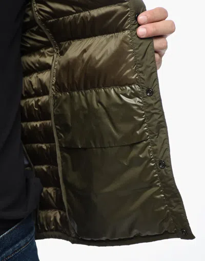 Woolrich Light Quilted Down Jacket In Green