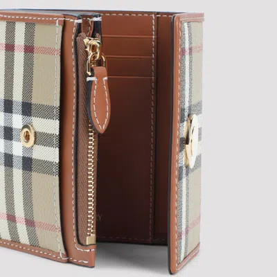 Burberry Multicolour Polyurethane Wallet In Multicolor