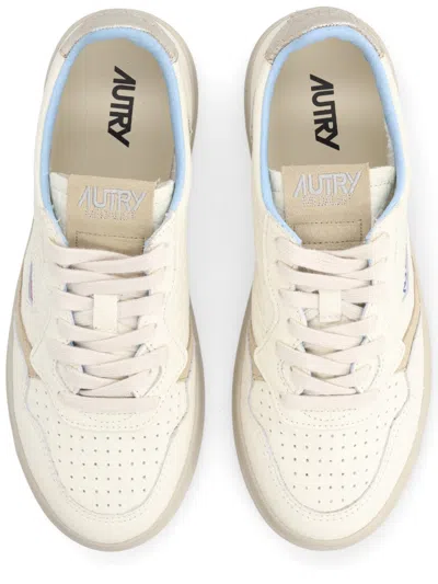 Autry Multicolour Leather Sneaker In Multi