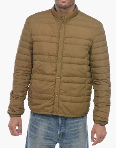 Woolrich Light Quilted Down Jacket In Brown