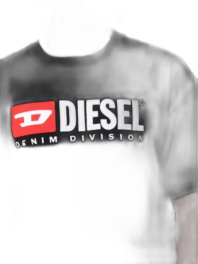 Diesel Essentials Man T-shirt Black Size L Cotton In Black