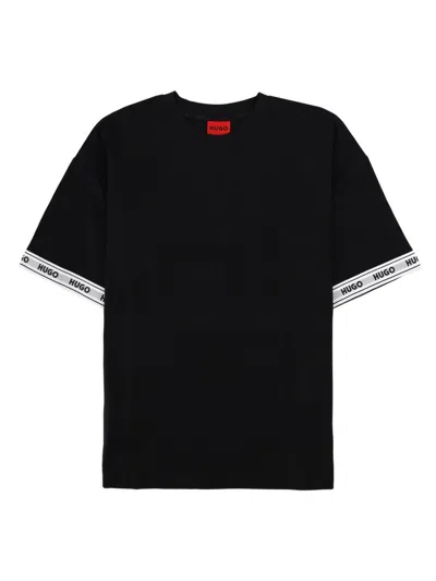 Hugo Boss Boss Basic Cotton T-shirt In Black