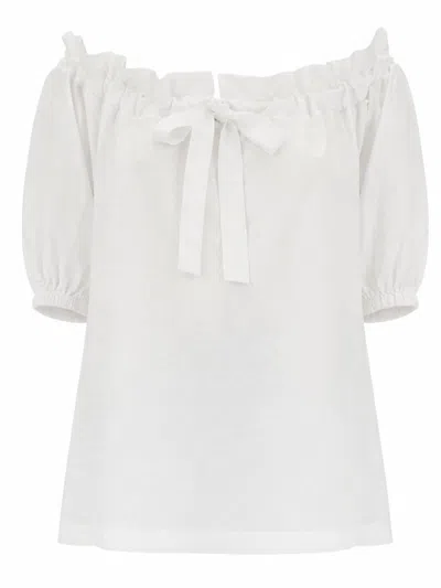Patou Drawstring Organic Cotton T-shirt In Black