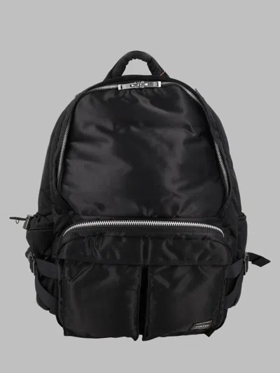 Porter Yoshida Black Nylon Backpack In Black