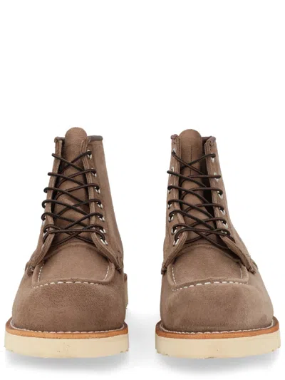 Red Wing Stivale Stringato Classic Moc In Brown