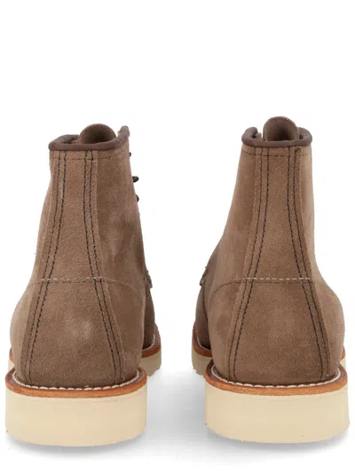 Red Wing Stivale Stringato Classic Moc In Brown
