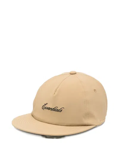Essentials Logo-embroidered Baseball Cap In Green