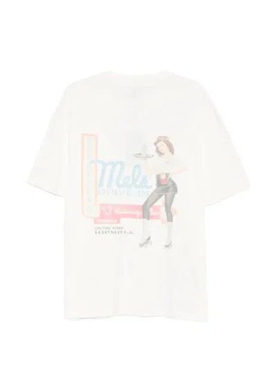 Represent Mels Diner Graphic T-shirt In White