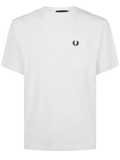 Fred Perry Logo-print T-shirt In White