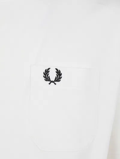 Fred Perry Logo-print T-shirt In White