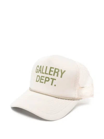 Gallery Dept. Embroidered Mesh-back Baseball Cap In Neutral