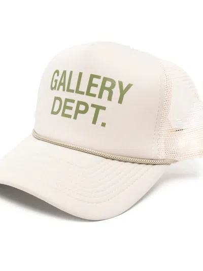 Gallery Dept. Embroidered Mesh-back Baseball Cap In Neutral