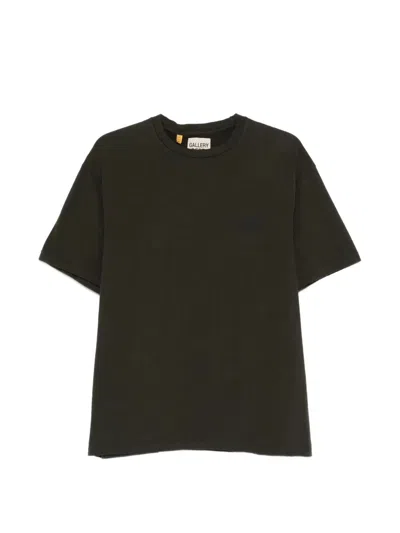 Gallery Dept. Logo-print Washed-effect T-shirt In Brown